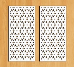 Design pattern screen panel