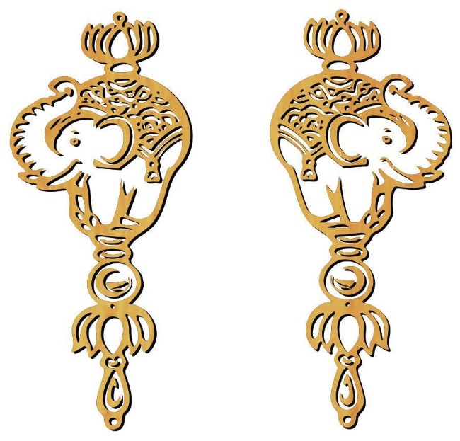 Elephant earrings