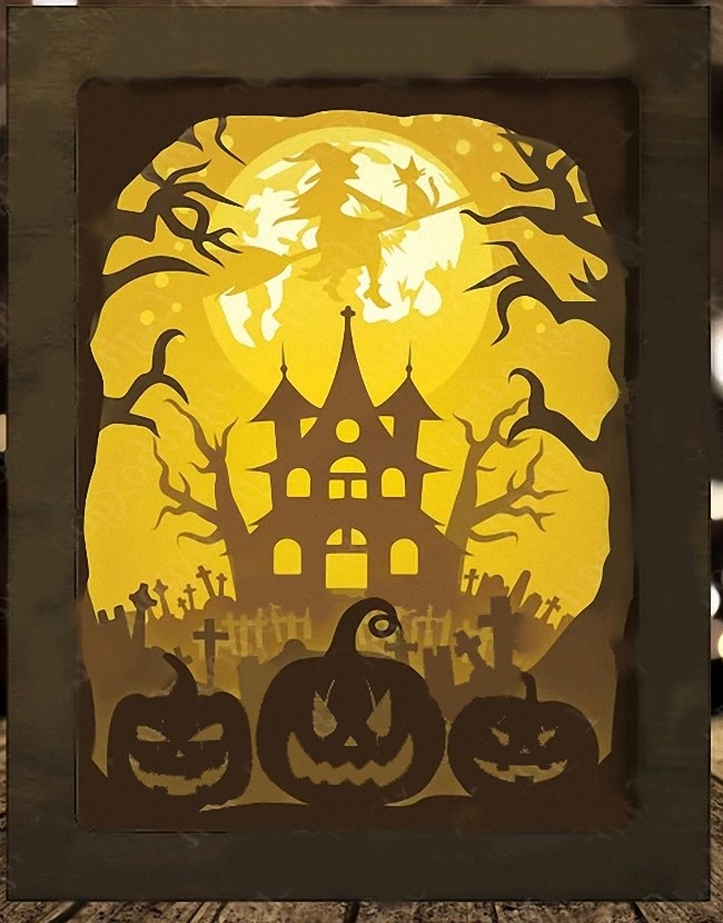 Halloween light box