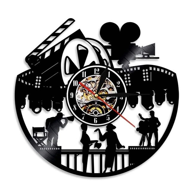 Movie wall clock