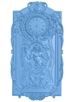 Neptune wall clock pattern