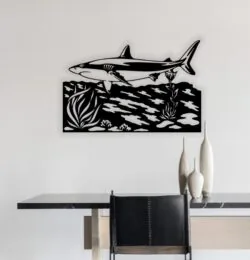 Shark wall decor