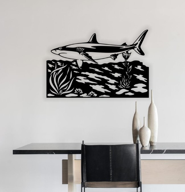 Shark wall decor