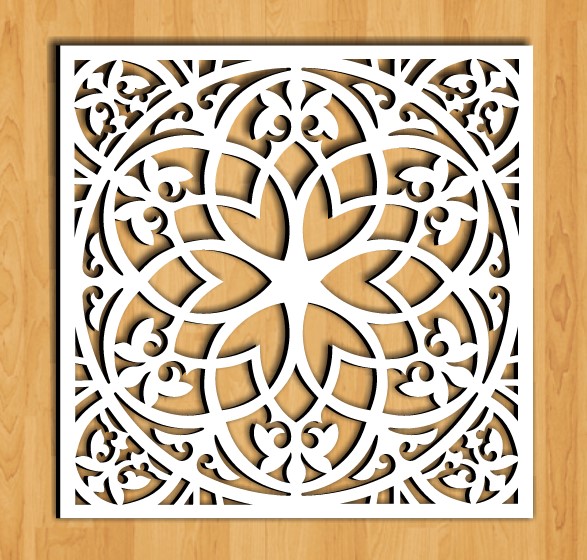 Square decoration