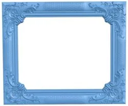 Textured frame in four corners