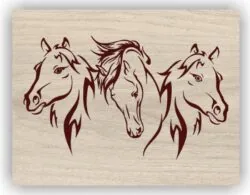 Three horses