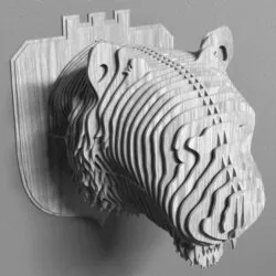 Tiger head 3D puzzle