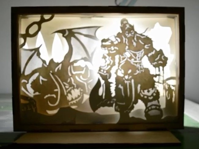 Warcraft game light box