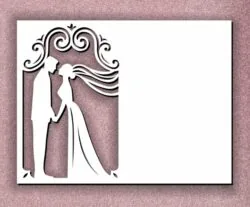 Wedding card decoration