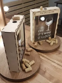 Wine cork box