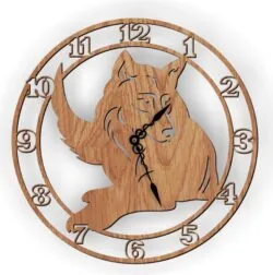 Wolf clock