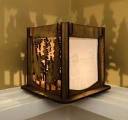 Wooden lamp