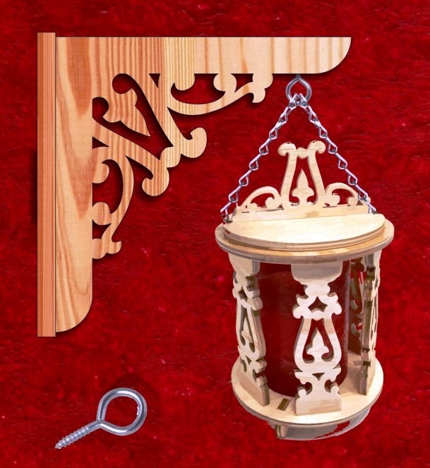 Wooden lantern