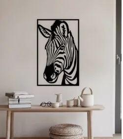 Zebra wall decor