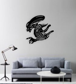 Alien wall decor