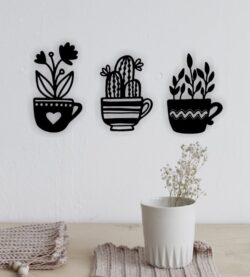 Cactus wall decor