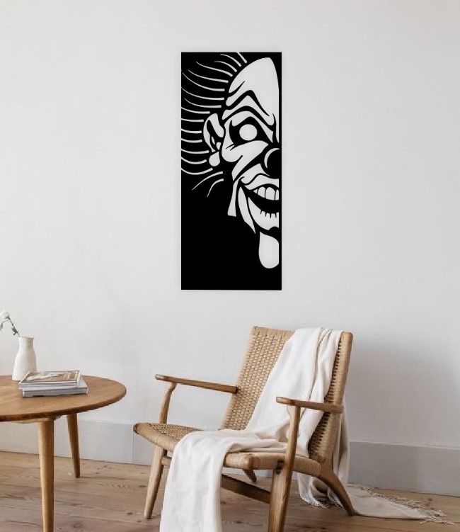 Clown wall decor