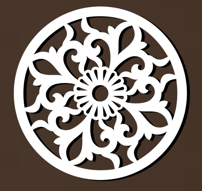 Decorative motifs circle