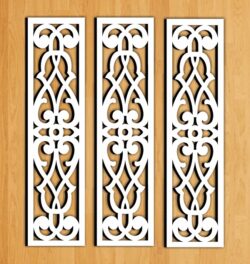 Design pattern screen panel