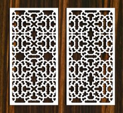 Design pattern screen panel