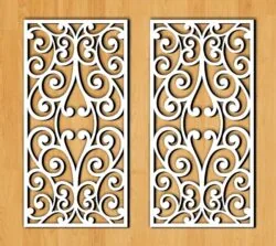 Design pattern screen panel