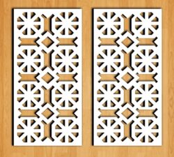 Design pattern screen panel