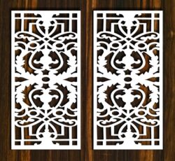 Design pattern screen panel