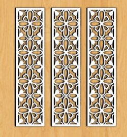 Design pattern screen panel