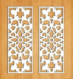 Design pattern screen panel