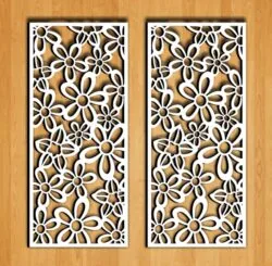 Design pattern screen panel