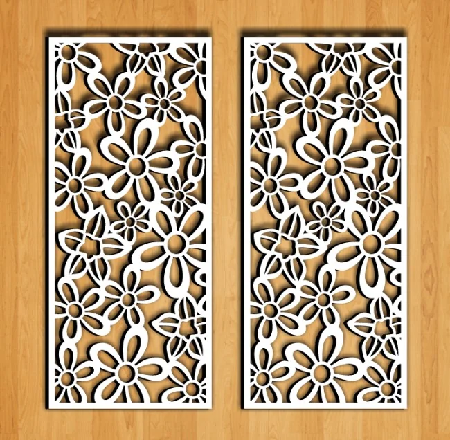 Design pattern screen panel