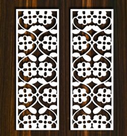 Design pattern screen panel