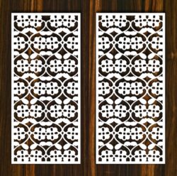 Design pattern screen panel