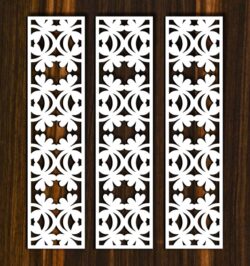 Design pattern screen panel