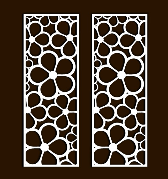 Design pattern screen panel