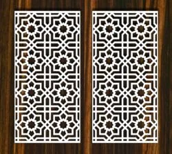 Design pattern screen panel