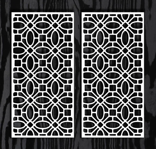 Design pattern screen panel