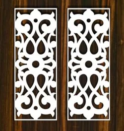 Design pattern screen panel