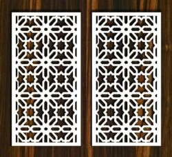 Design pattern screen panel