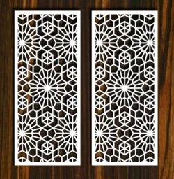 Design pattern screen panel