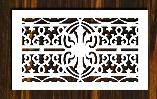 Design pattern screen panel