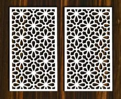 Design pattern screen panel