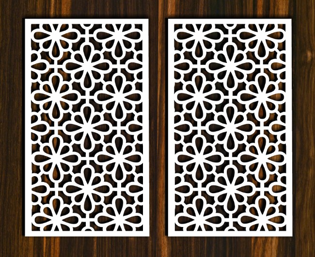 Design pattern screen panel