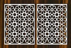 Design pattern screen panel