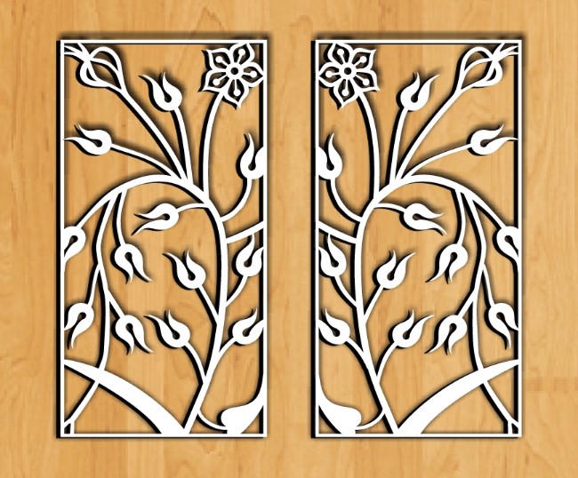 Design pattern screen panel