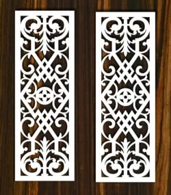 Design pattern screen panel