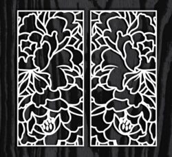 Design pattern screen panel