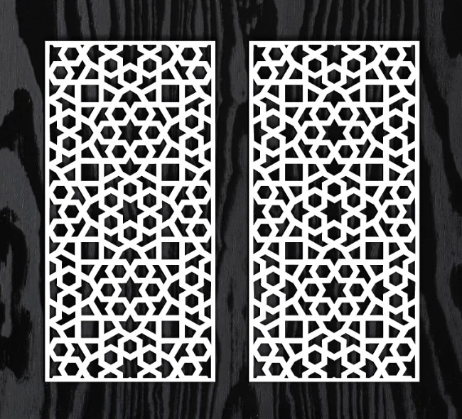 Design pattern screen panel