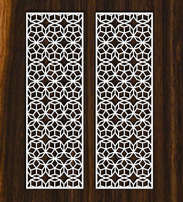 Design pattern screen panel