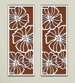 Design pattern screen panel